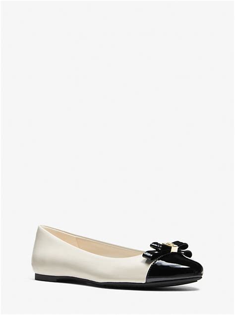 michael kors andrea leather ballet flat|Andrea Two.